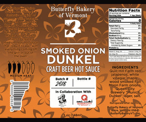 Smoked Onion Dunkel Craft Beer Hot Sauce