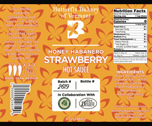 Honey Habanero Strawberry Hot Sauce