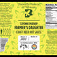 Cayenne Parsnip Farmer’s Daughter Craft Beer Hot Sauce