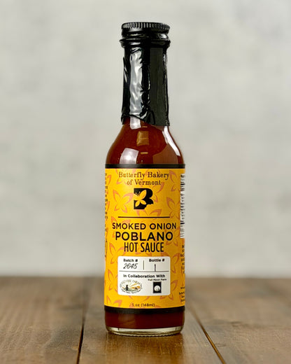Smoked Onion Poblano Hot Sauce