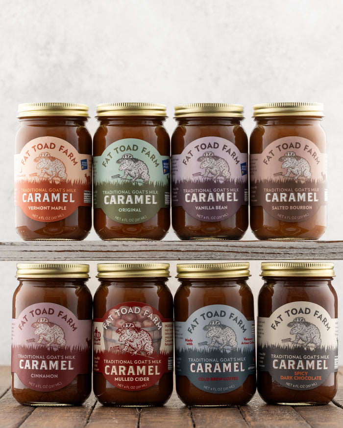 Fat Toad Farm Full Line of Goat's Milk Caramel Sauces