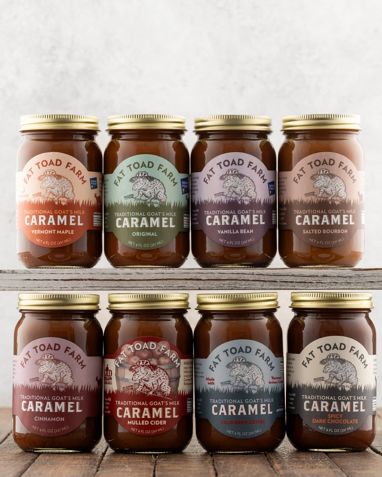 Fat Toad Farm Full Line of Goat's Milk Caramel Sauces