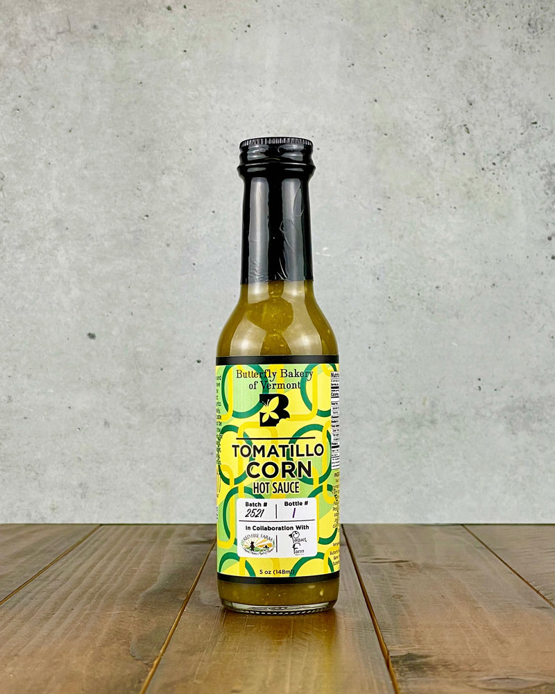 Tomatillo Corn Hot Sauce