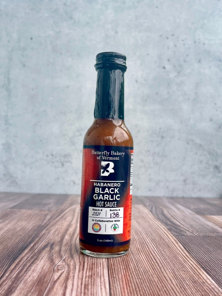 Habanero Black Garlic Hot Sauce - Butterfly Bakery of Vermont
