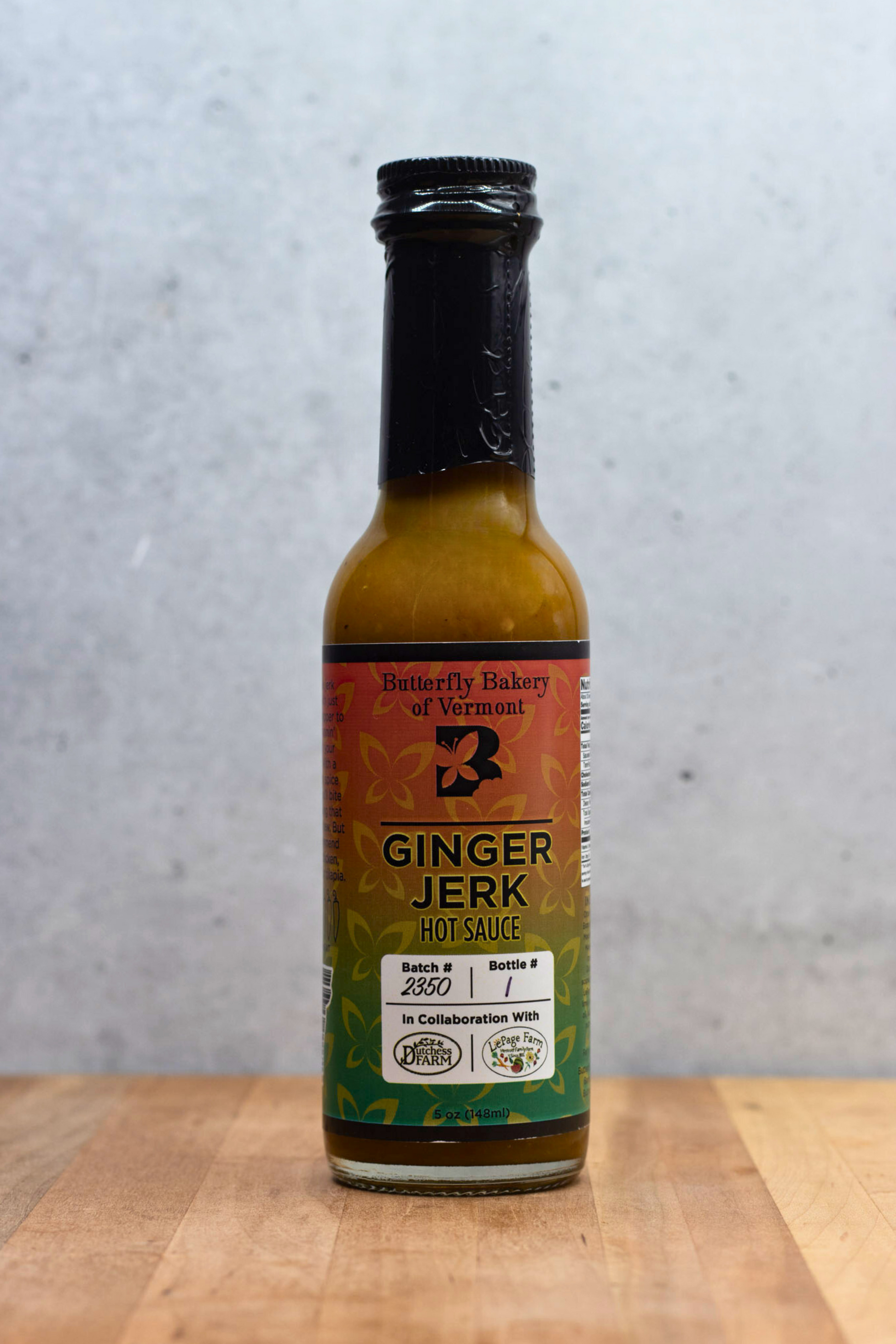 Ginger Jerk Hot Sauce - Butterfly Bakery of Vermont