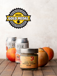Hard Cider Smoked Onion Mustard