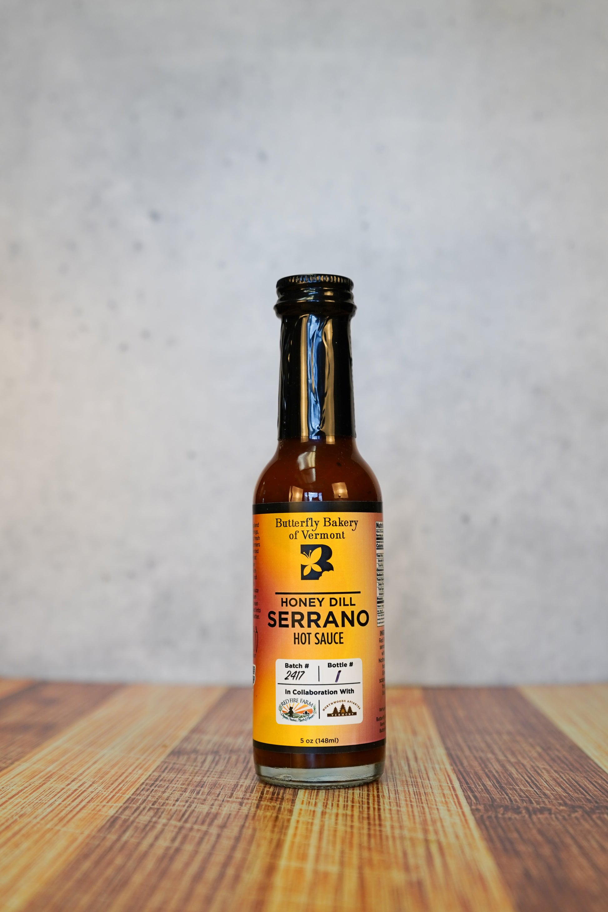Honey Dill Serrano Hot Sauce - Butterfly Bakery of Vermont