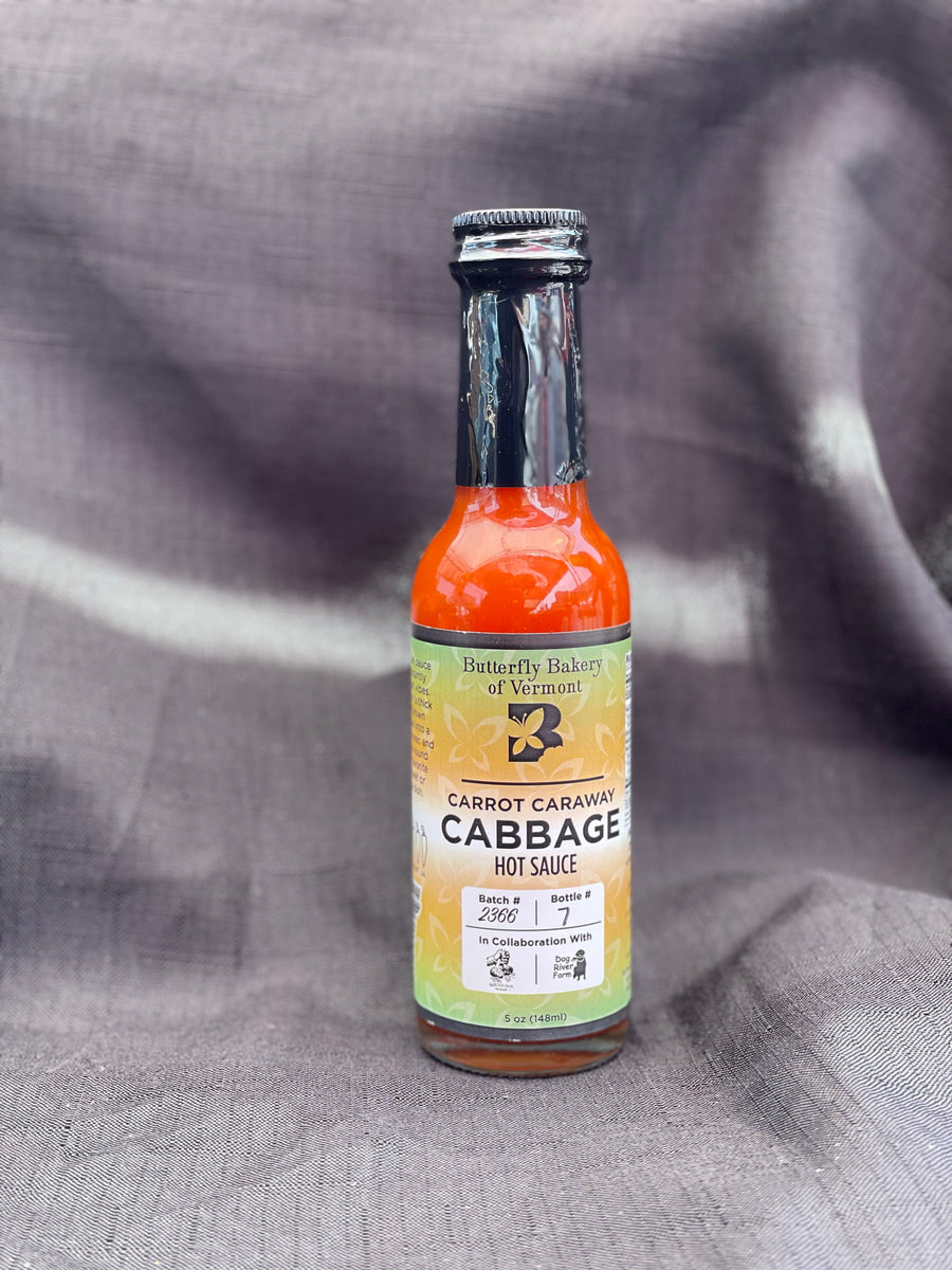 Butterfly Bakery of Vermont Carrot Caraway Cabbage hot sauce