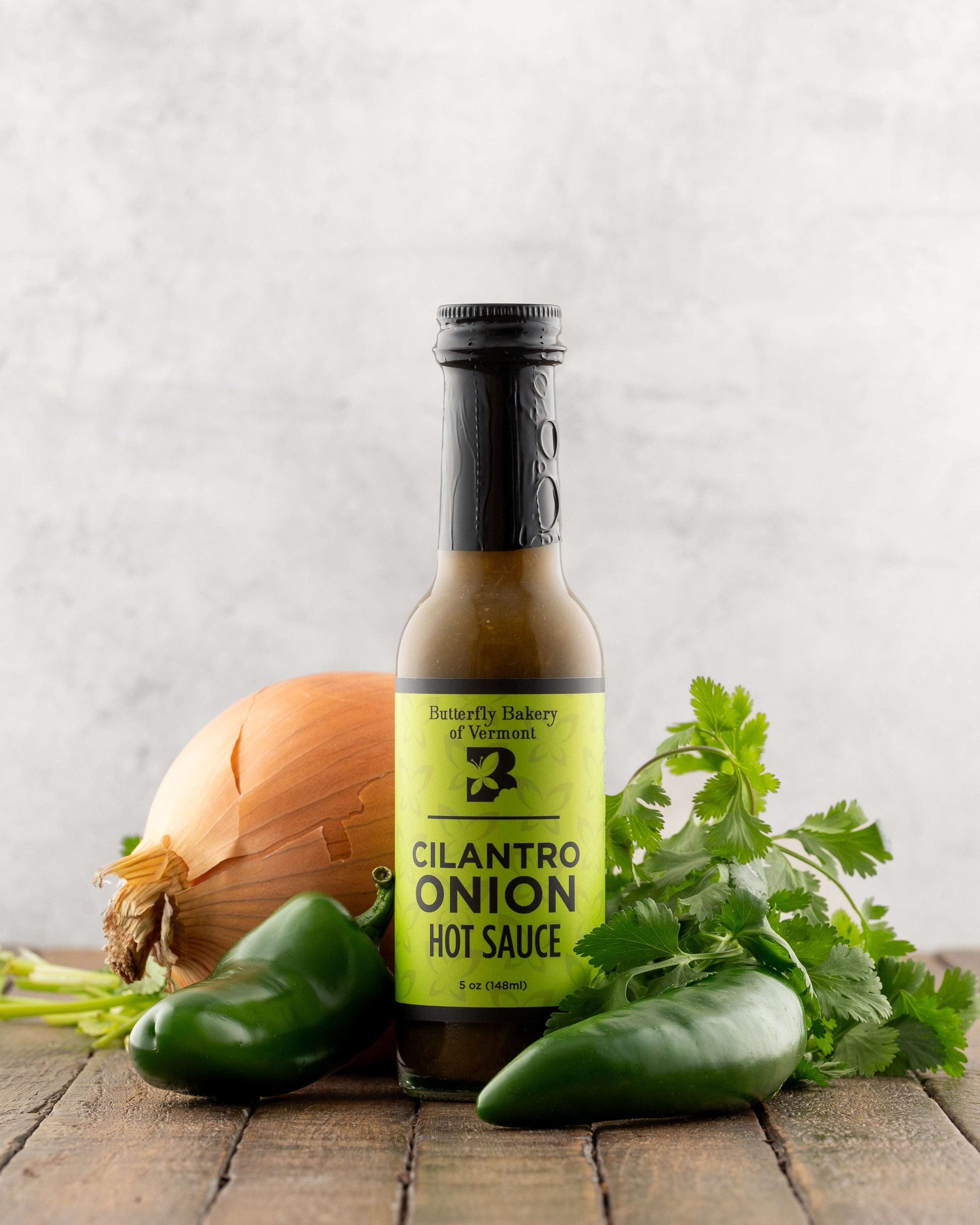 Cilantro Onion Hot Sauce