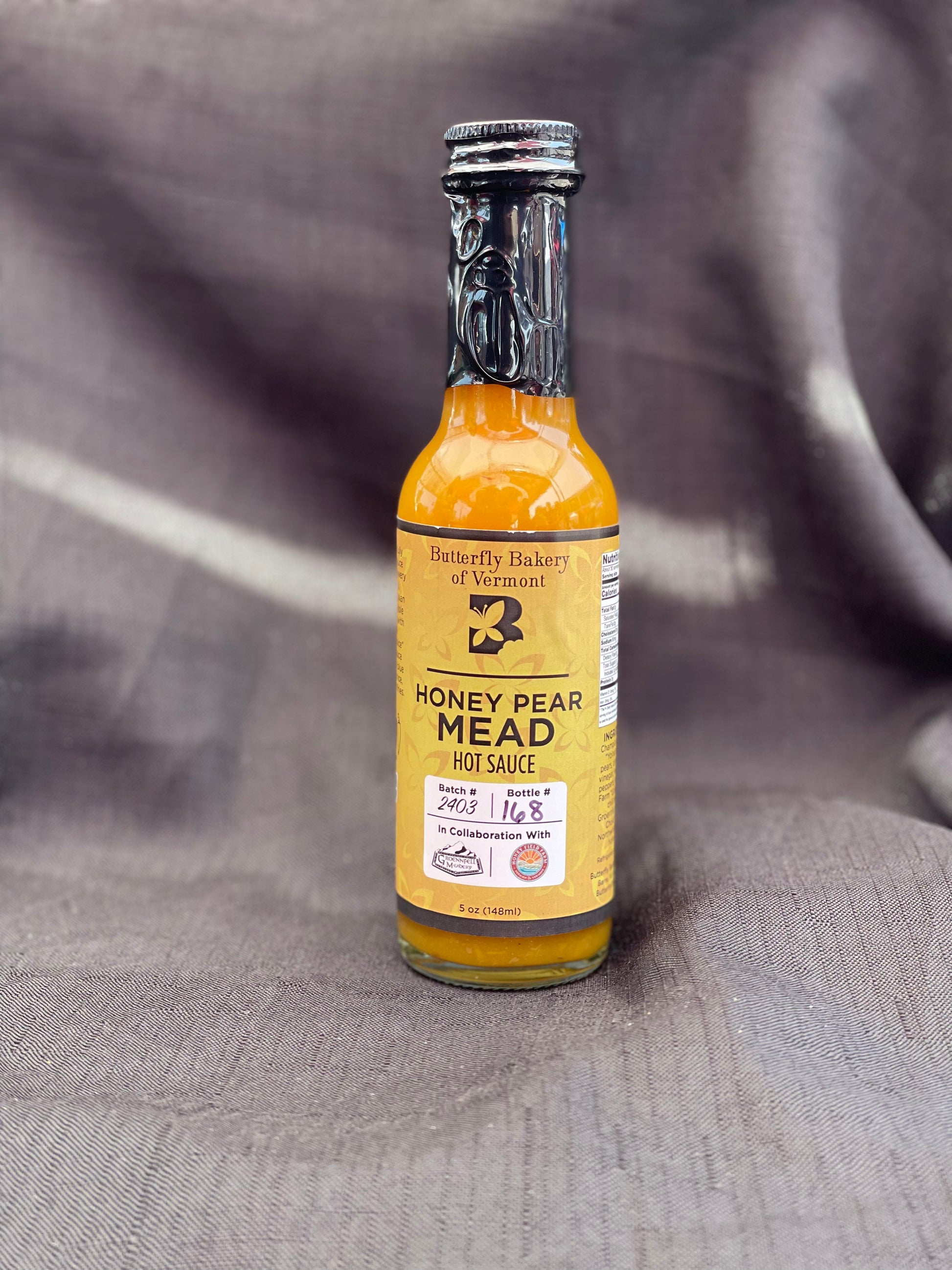 Honey Pear Mead Hot Sauce - Butterfly Bakery of Vermont