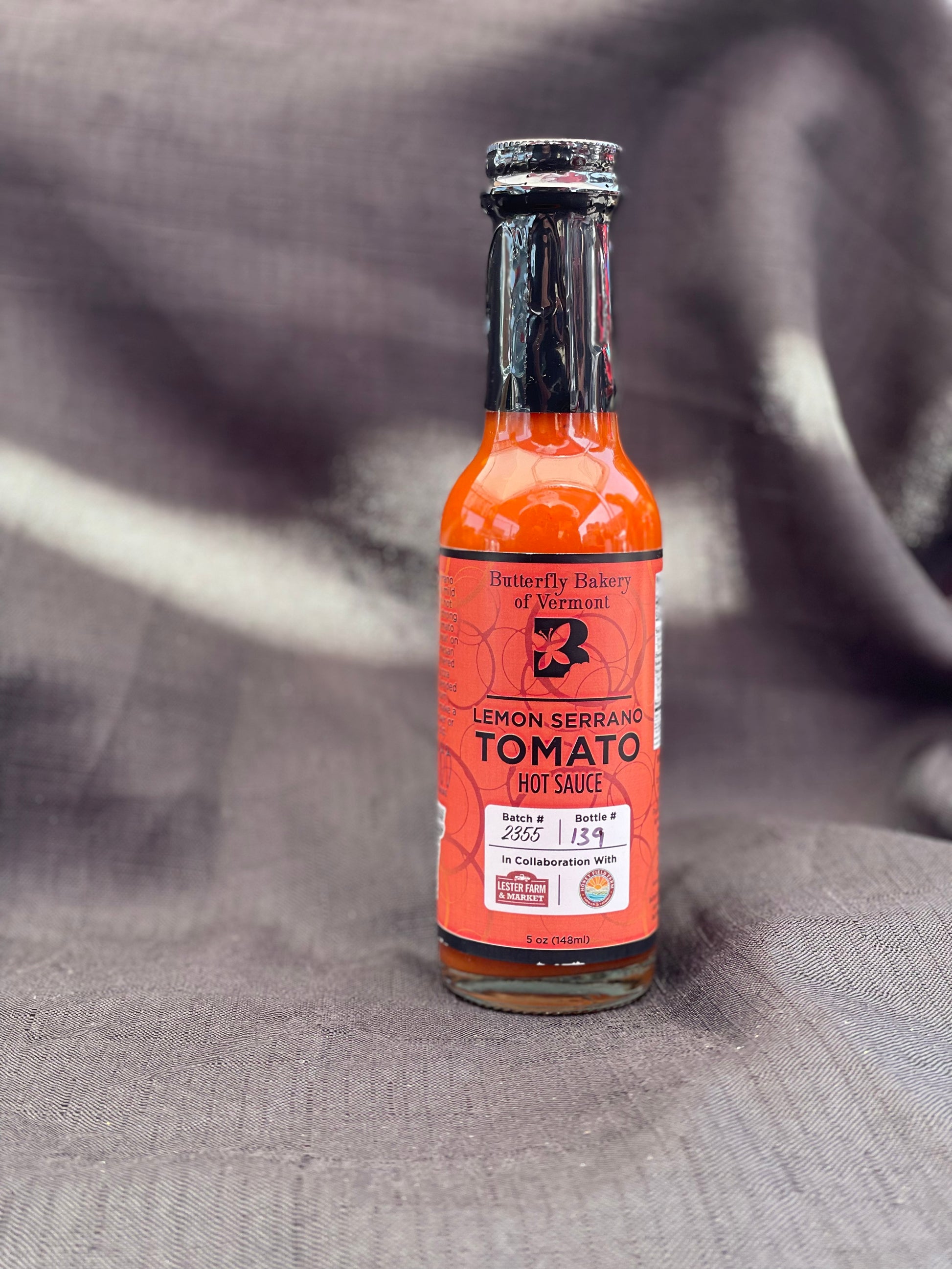 Lemon Serrano Tomato Hot Sauce - Butterfly Bakery of Vermont