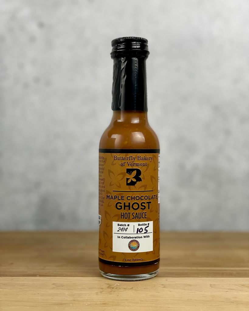 Maple Chocolate Ghost Hot Sauce - Butterfly Bakery of Vermont
