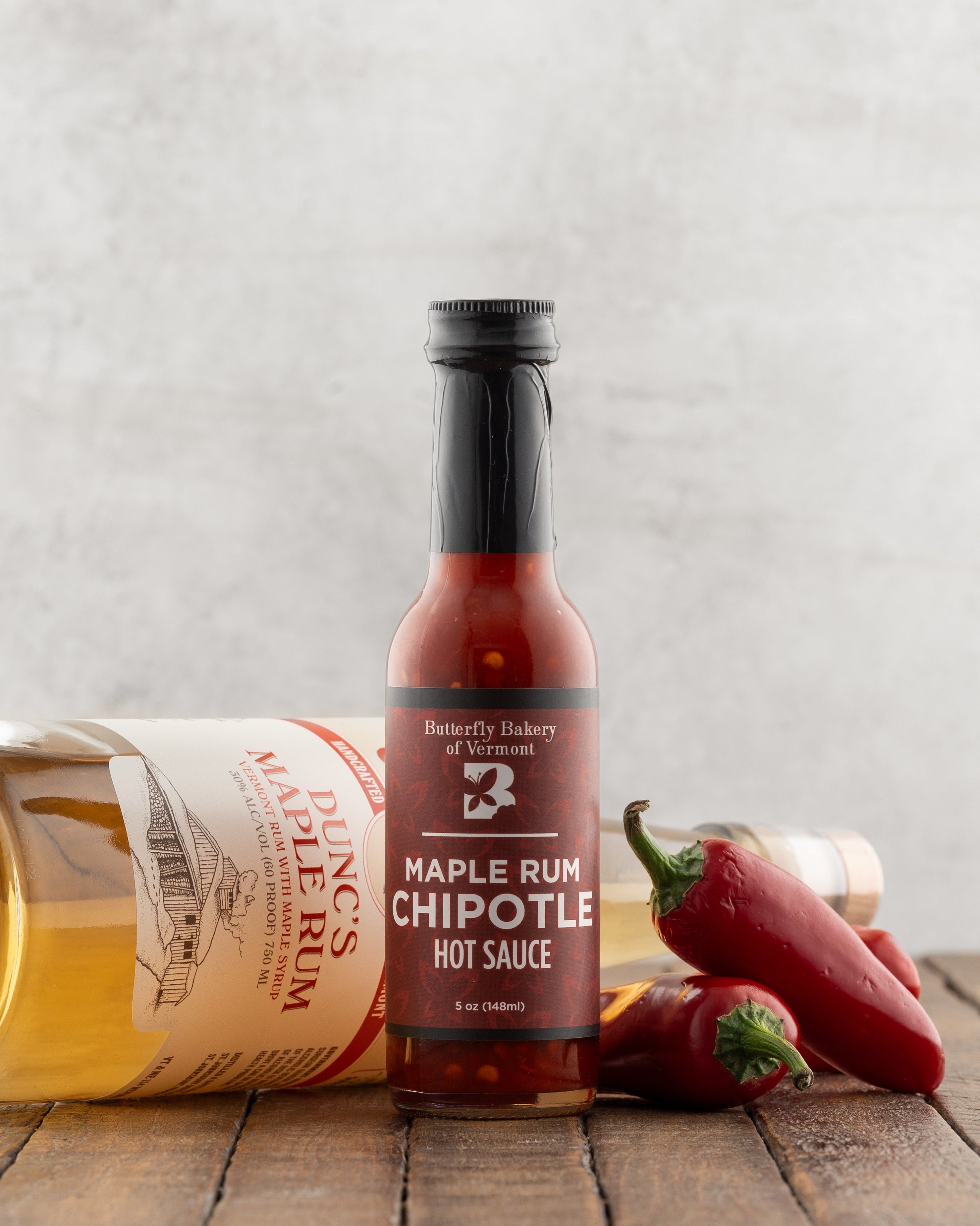 Maple Rum Chipotle Hot Sauce