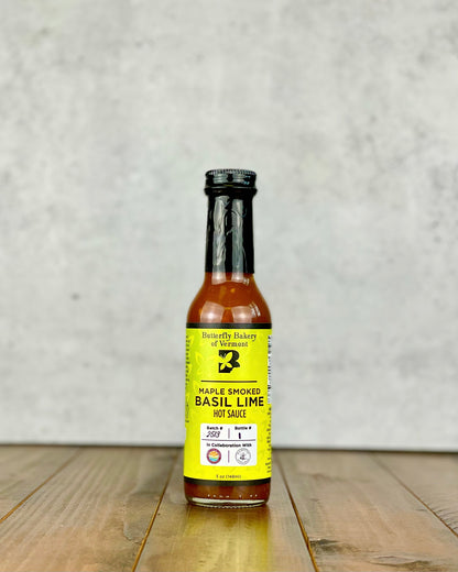 Maple Smoked Lime Basil Hot Sauce