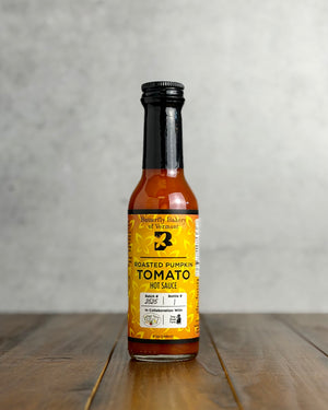 Roasted Pumpkin Tomato Hot Sauce