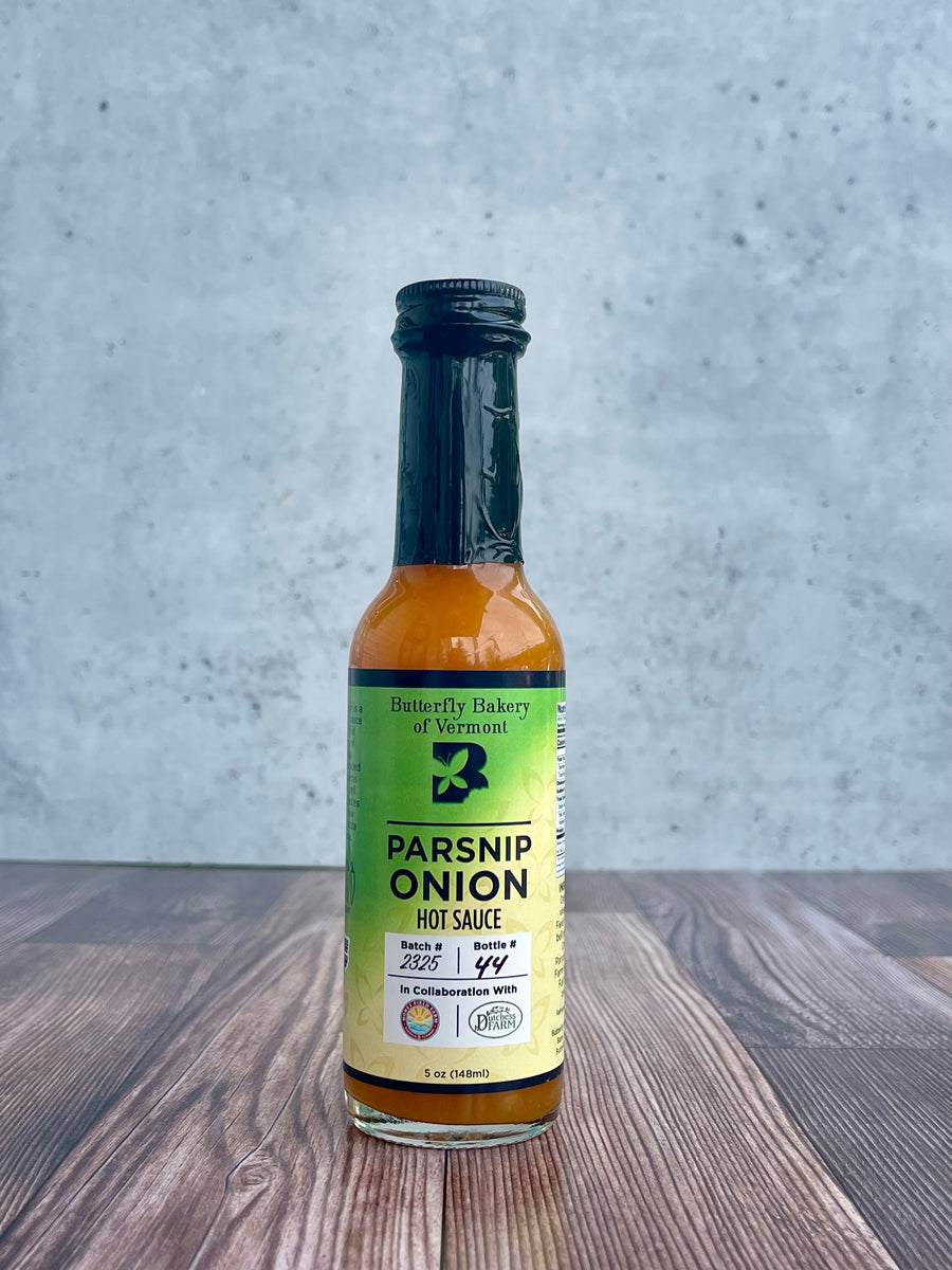 Parsnip Onion Hot Sauce - Butterfly Bakery of Vermont