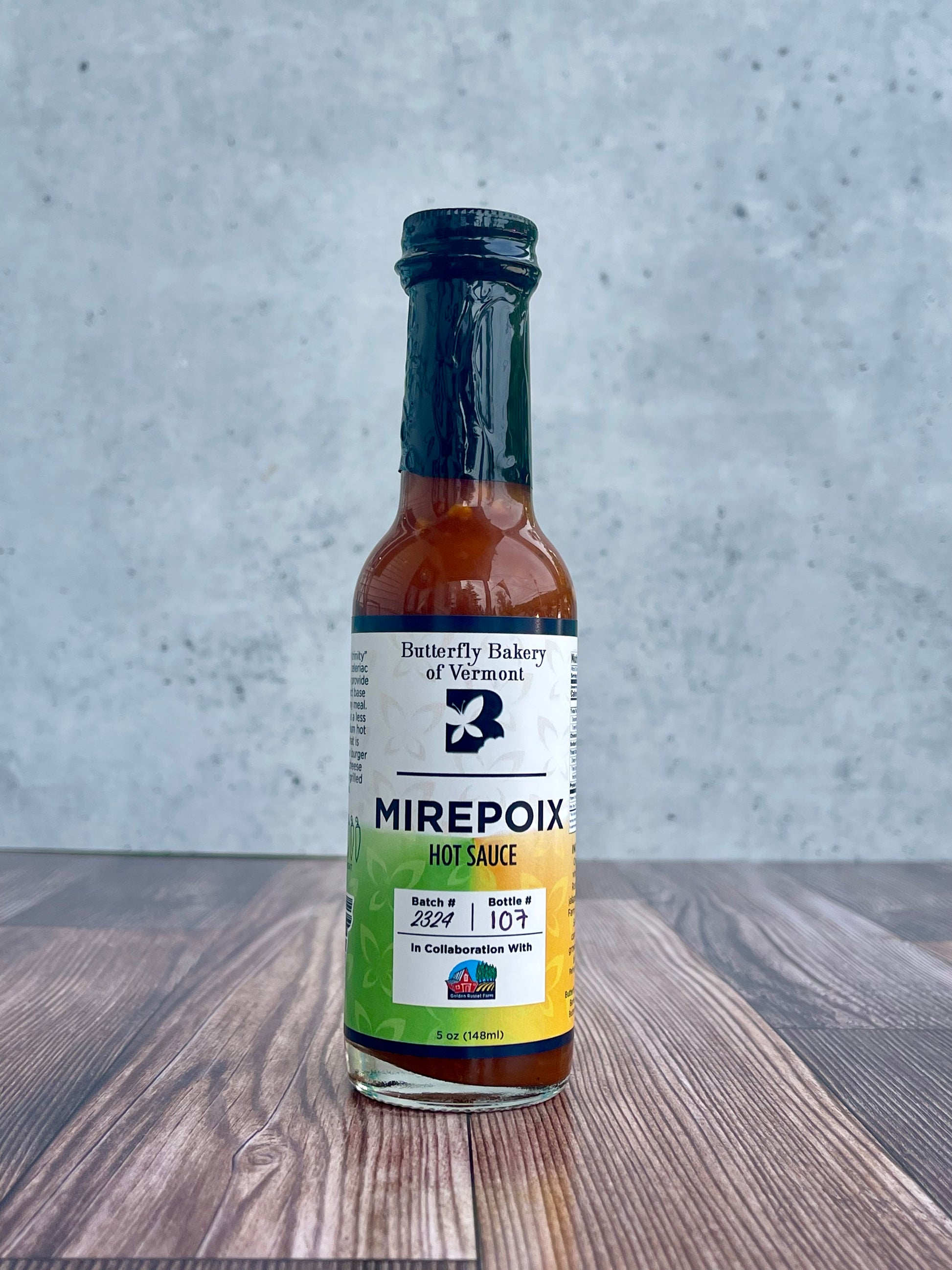 Mirepoix Hot Sauce - Butterfly Bakery of Vermont