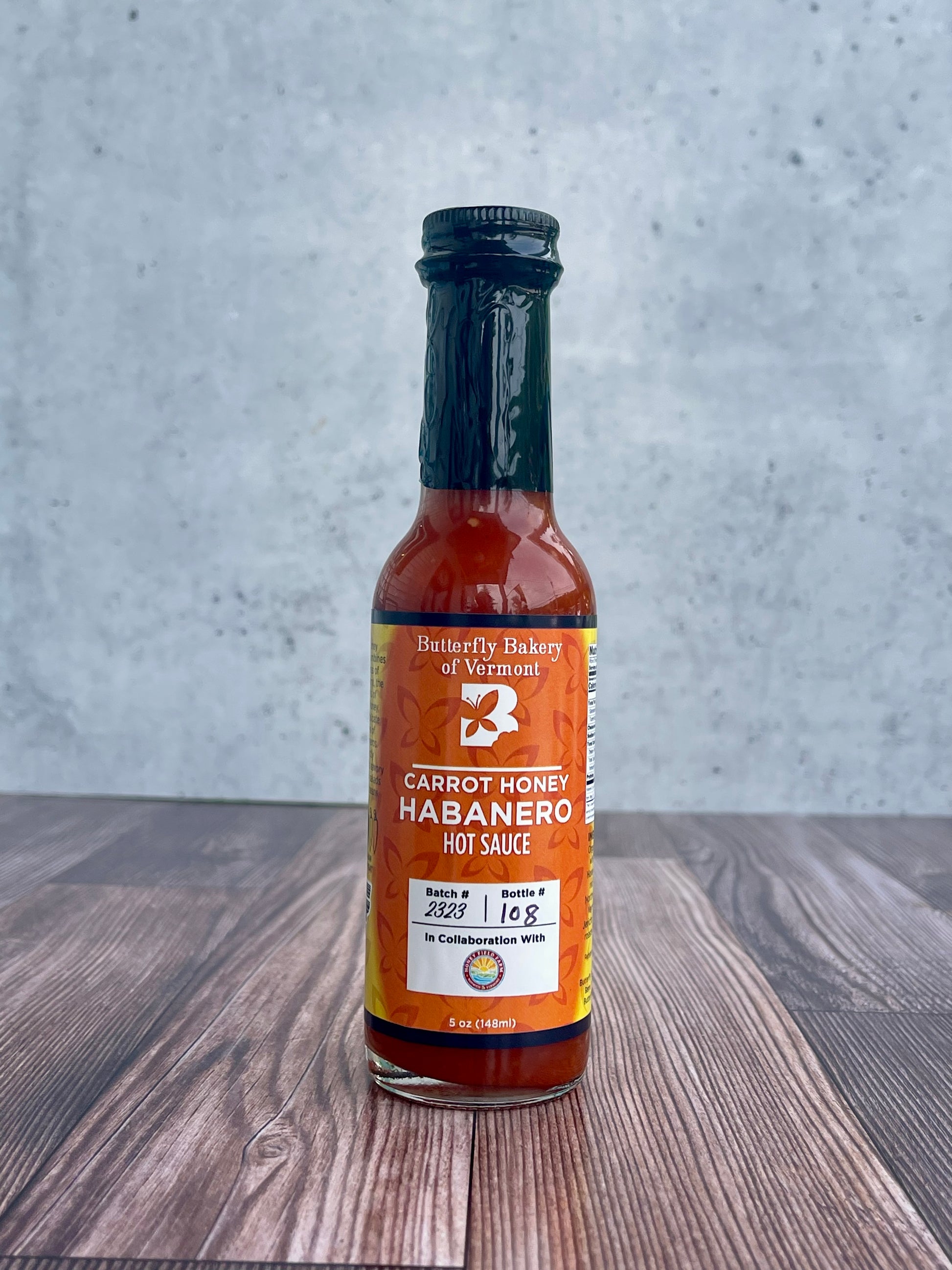 Carrot Honey Habanero Hot Sauce - Butterfly Bakery of Vermont