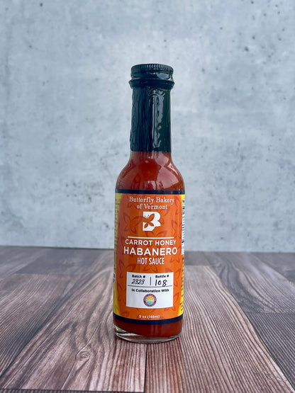 Carrot Honey Habanero Hot Sauce - Butterfly Bakery of Vermont