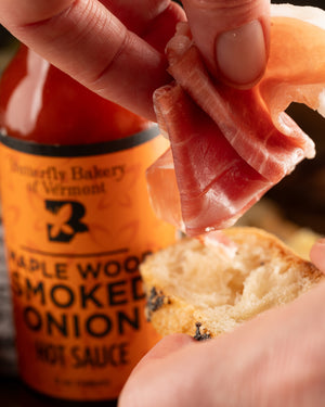 Maple Wood Smoked Onion Hot Sauce