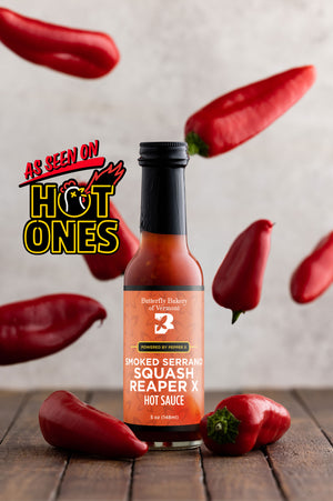 Smoked Serrano Squash Reaper X Hot Sauce