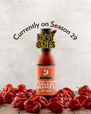 Smoked Serrano Squash Reaper X Hot Sauce