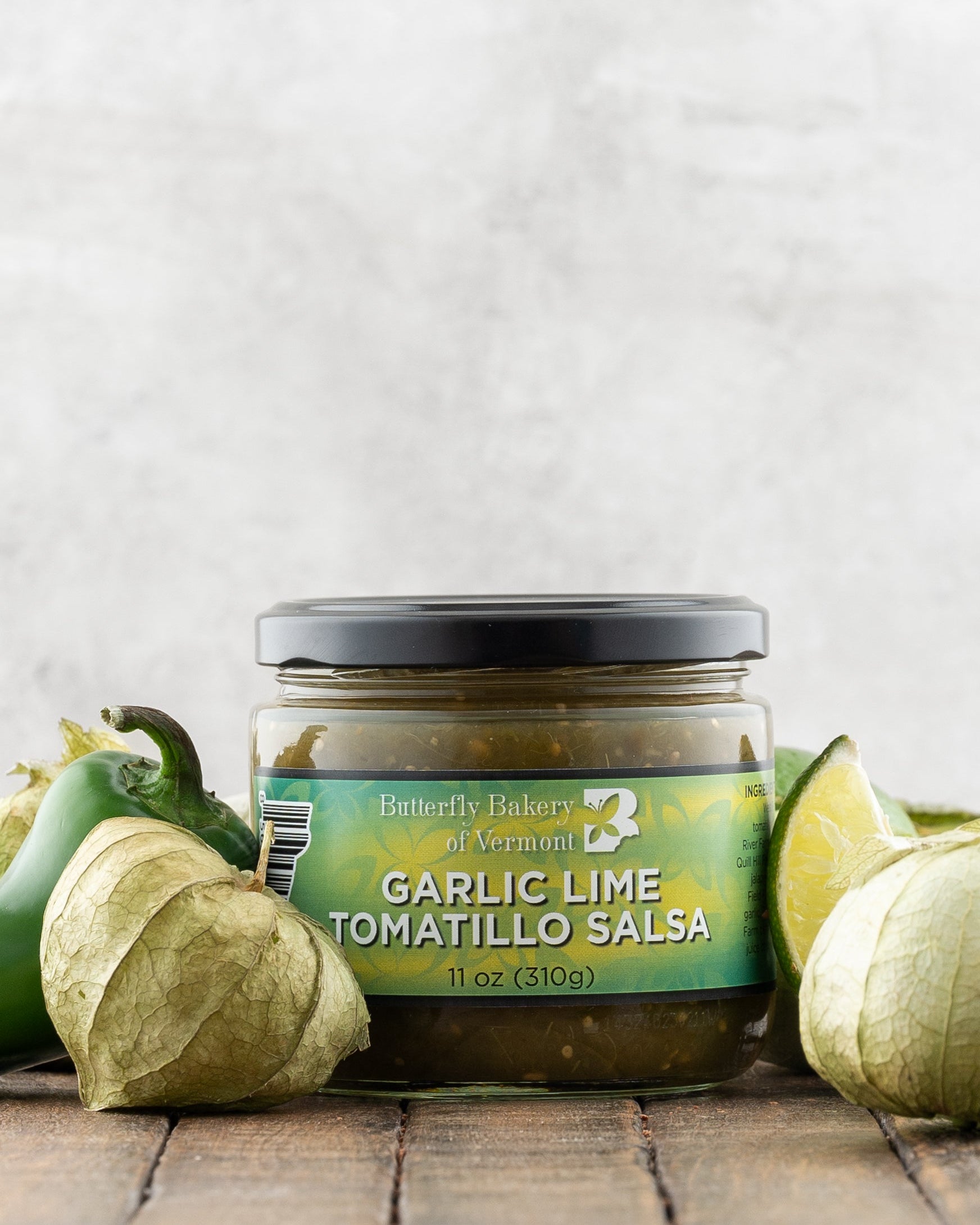 Garlic Lime Tomatillo Salsa