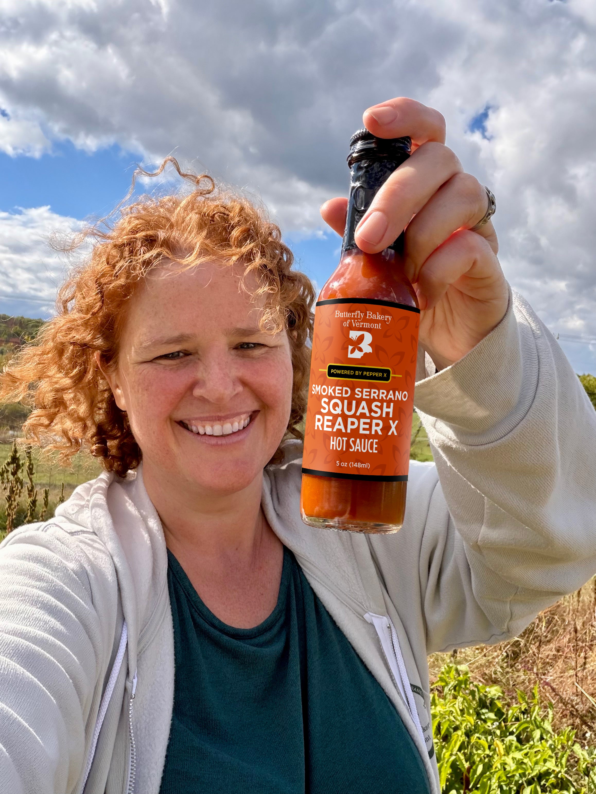 Smoked Serrano Squash Reaper X Hot Sauce