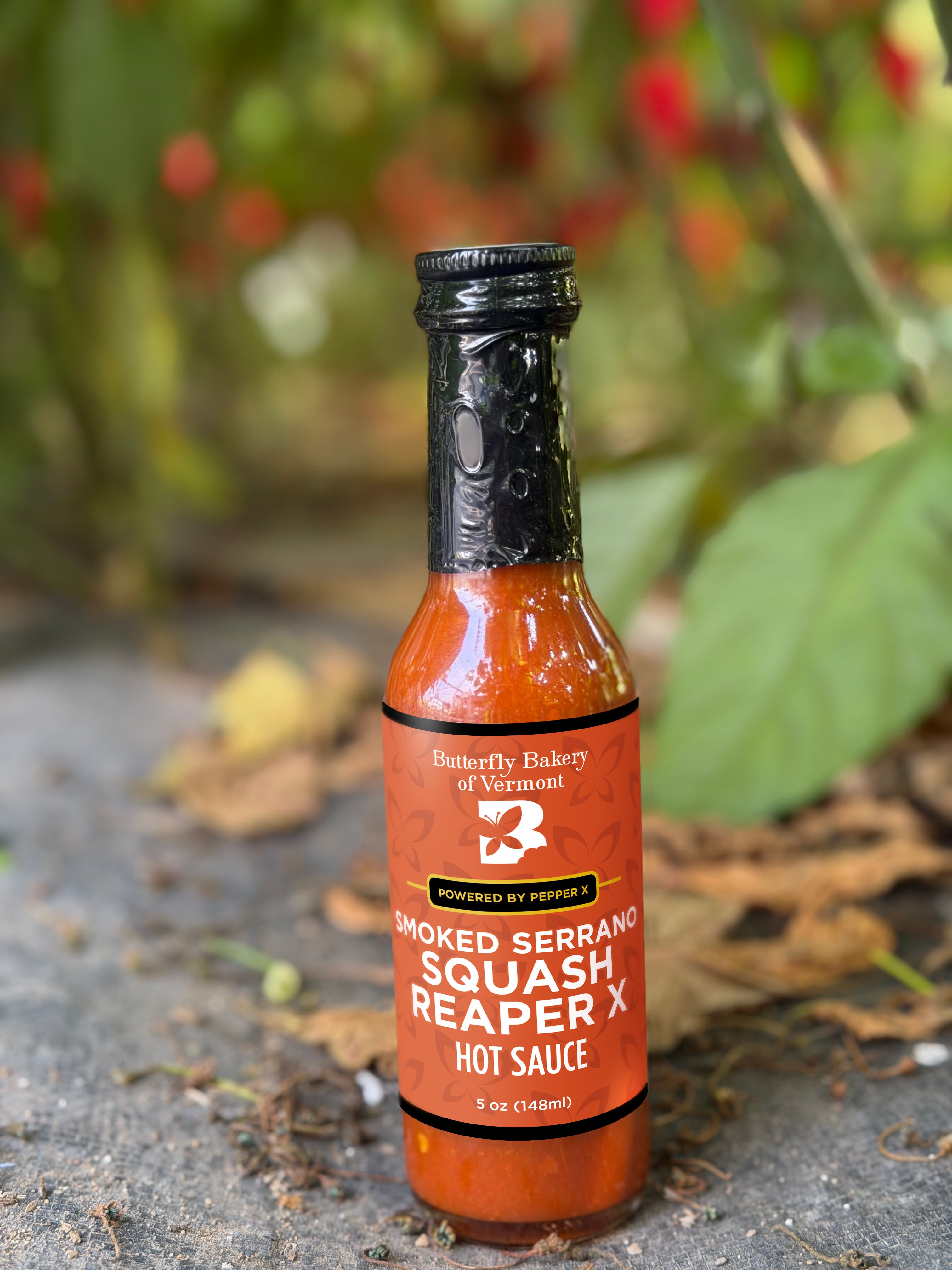 Smoked Serrano Squash Reaper X Hot Sauce
