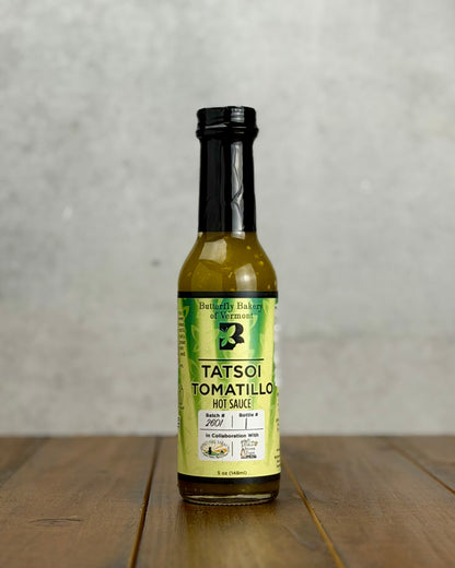 Tatsoi Tomatillo Hot Sauce