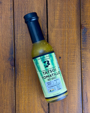 Tatsoi Tomatillo Hot Sauce
