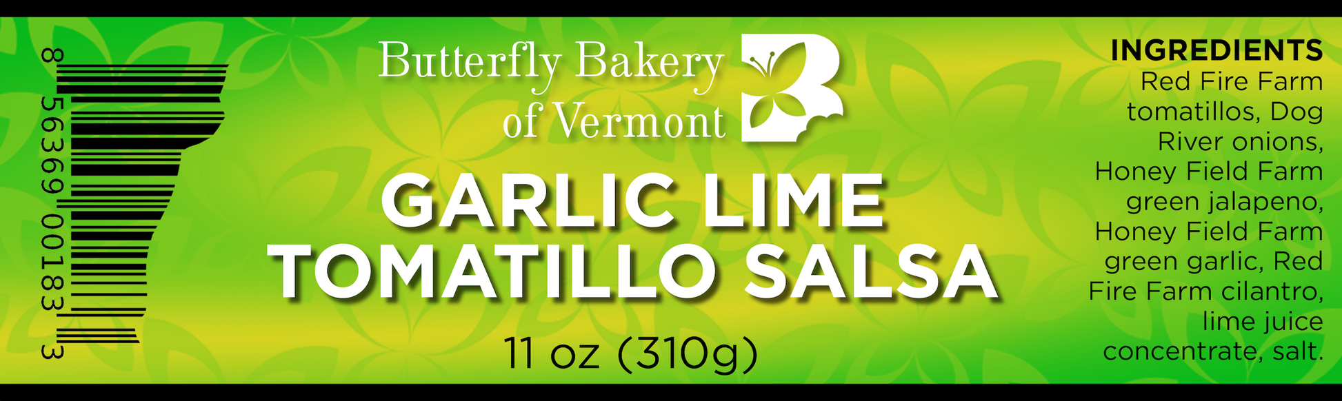 Garlic Lime Tomatillo Salsa - Butterfly Bakery of Vermont