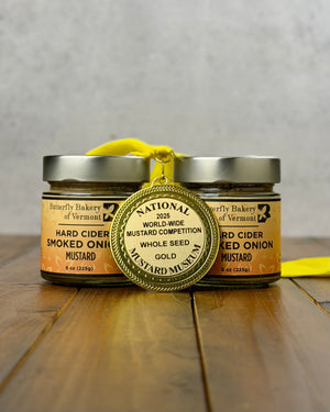 Hard Cider Smoked Onion Mustard