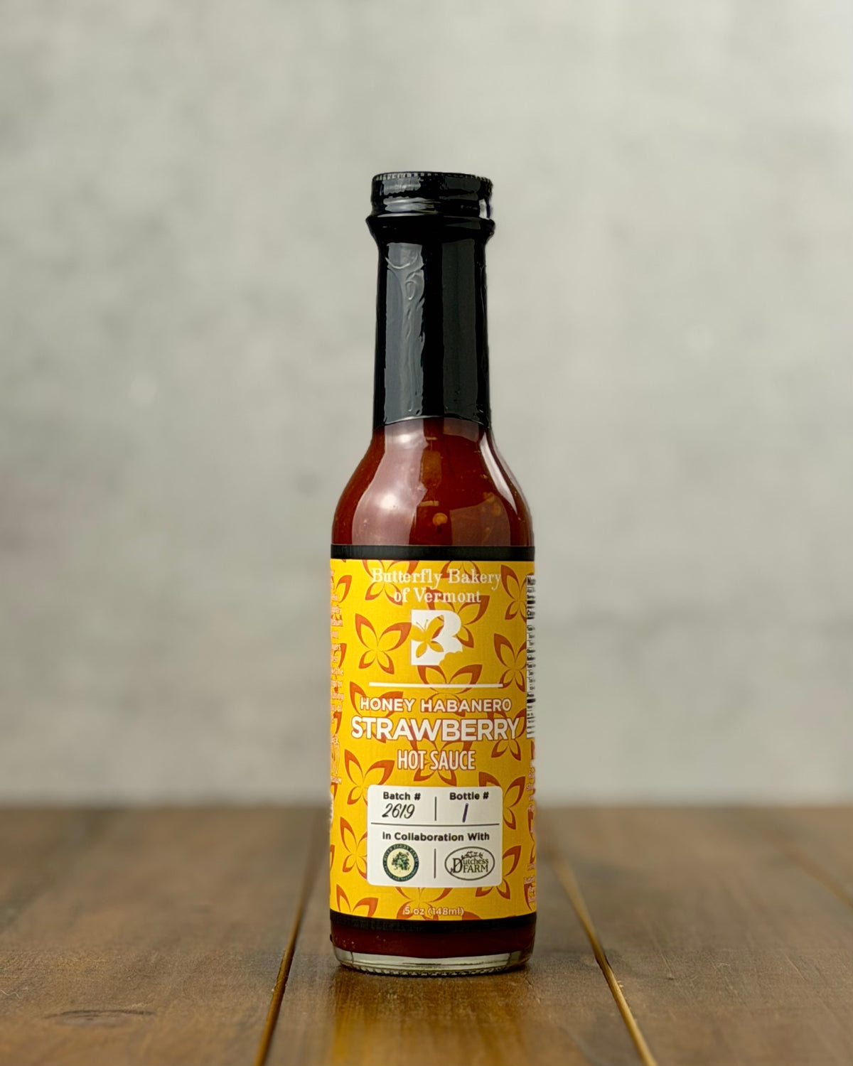 Butterfly Bakery Honey Habanero Strawberry Hot Sauce