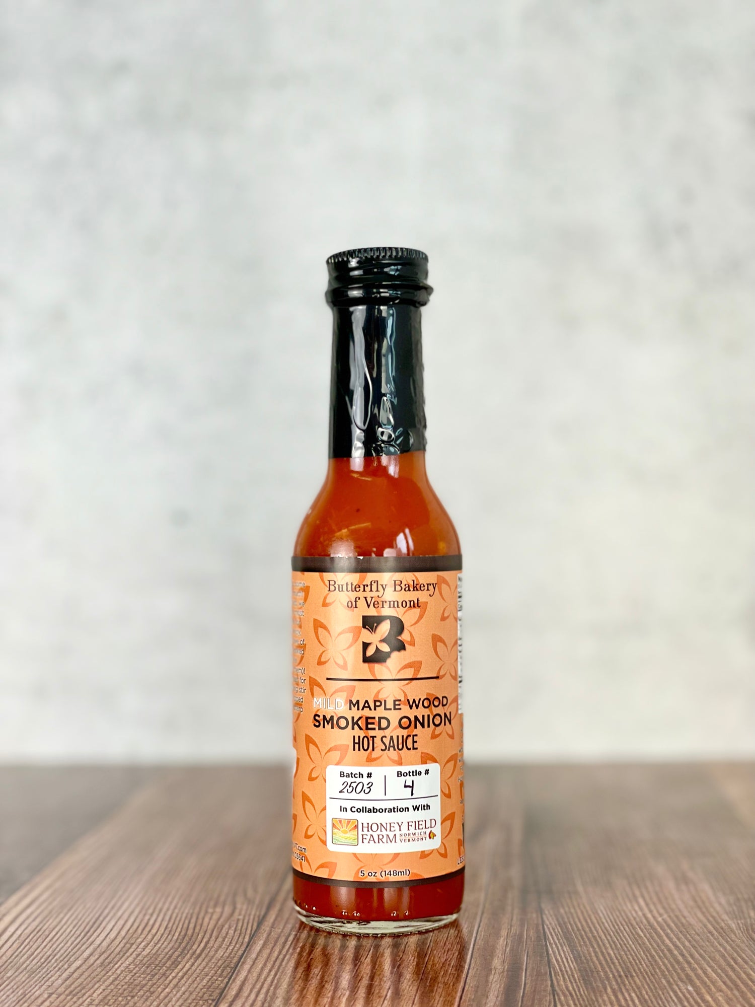 Mild Smoked Onion Hot Sauce - Butterfly Bakery of Vermont