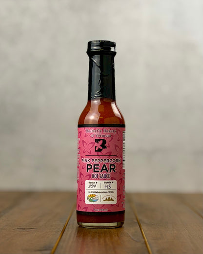 Pink Peppercorn Pear Hot Sauce
