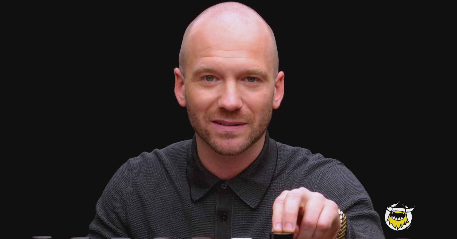 Video clip of Sean Evans announcing Butterfly Bakery of Vermont's Hot House hot sauce as part of Hot One's season 26 lineup