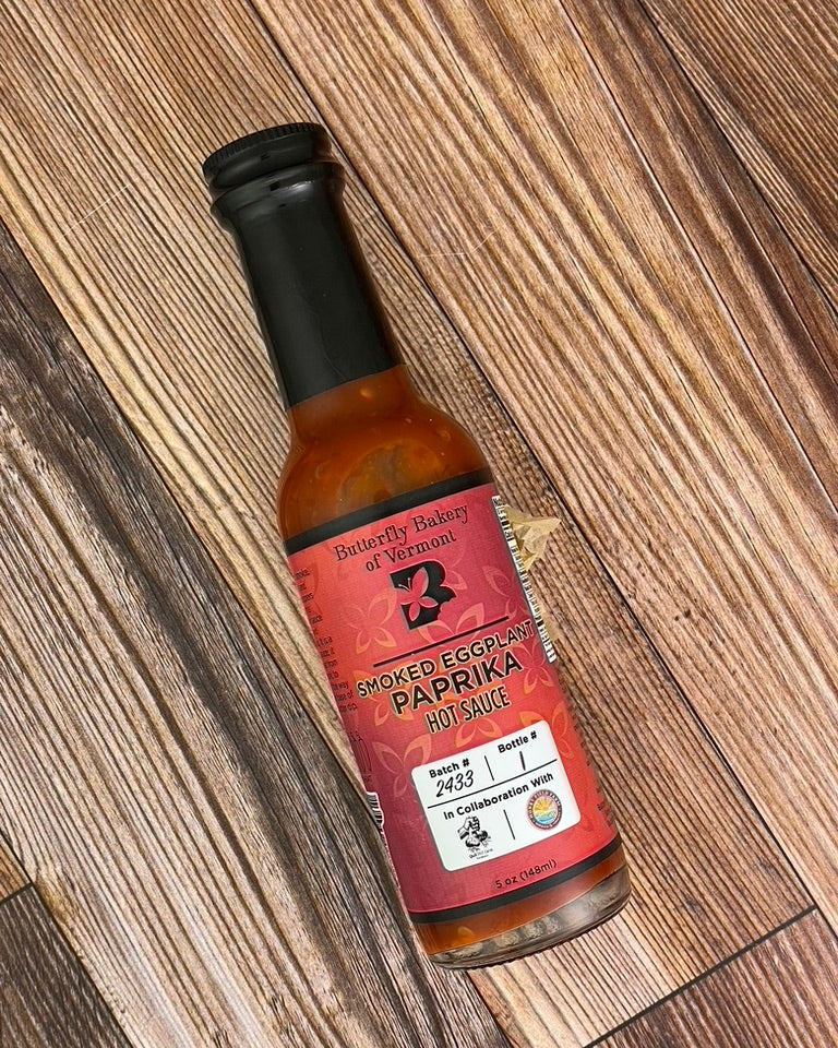 Smoked Eggplant Paprika Hot Sauce - Butterfly Bakery of Vermont