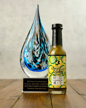 Tomatillo Corn Hot Sauce