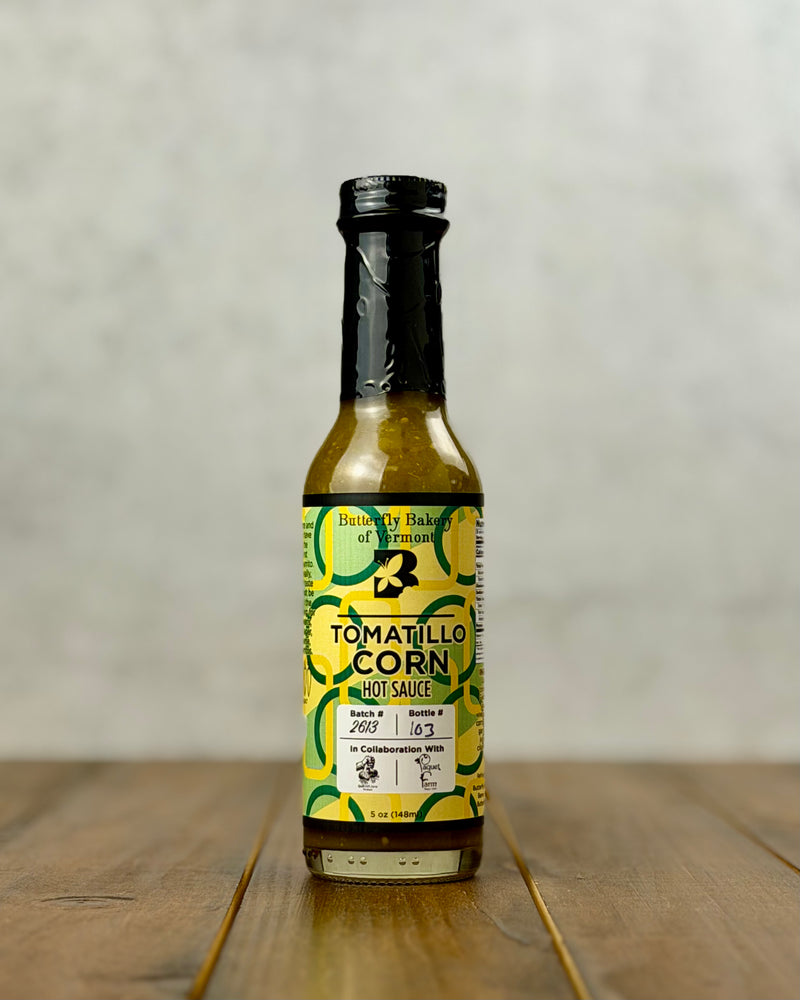 Tomatillo Corn Hot Sauce