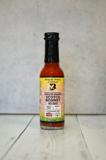 Tomato Ginger Scotch Bonnet Hot Sauce - Butterfly Bakery of Vermont