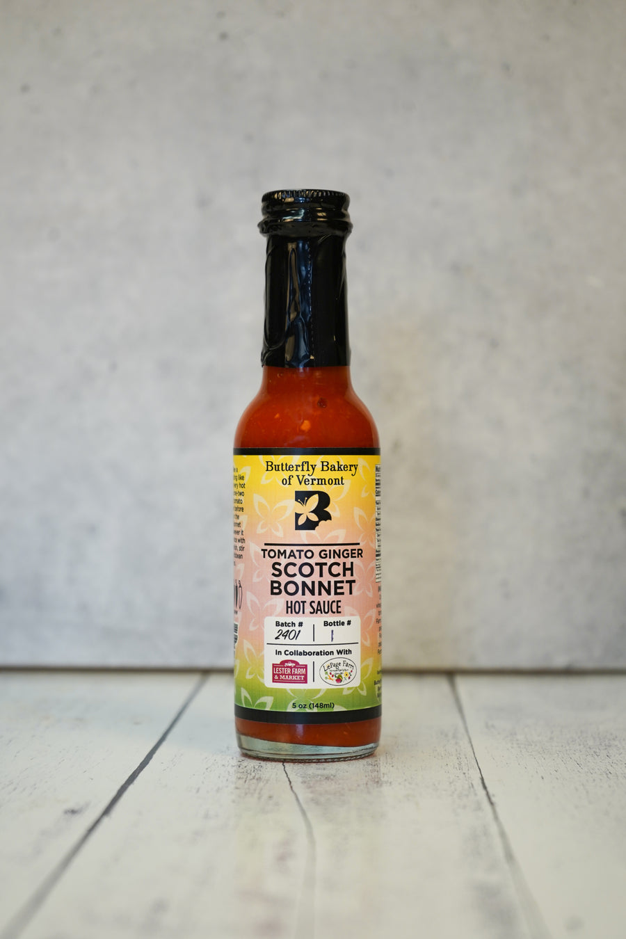 Tomato Ginger Scotch Bonnet Hot Sauce - Butterfly Bakery of Vermont
