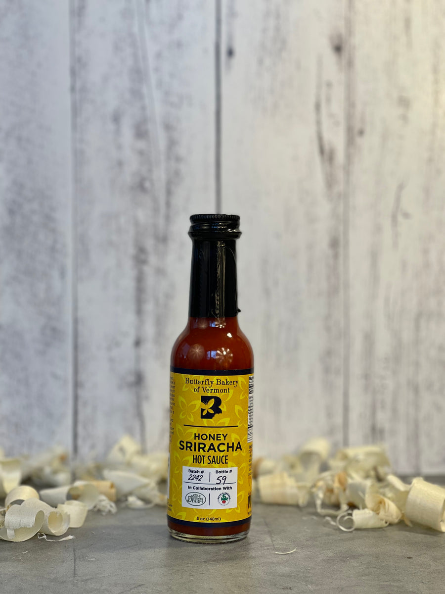 Honey Sriracha Hot Sauce - Butterfly Bakery of Vermont
