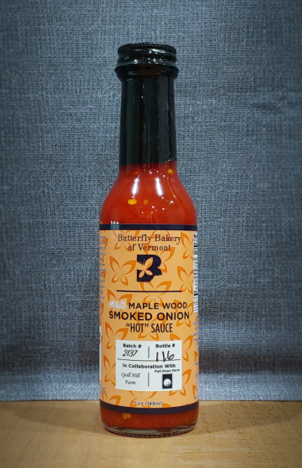 Mild Maple Wood Smoked Onion Hot Sauce - Butterfly Bakery of Vermont