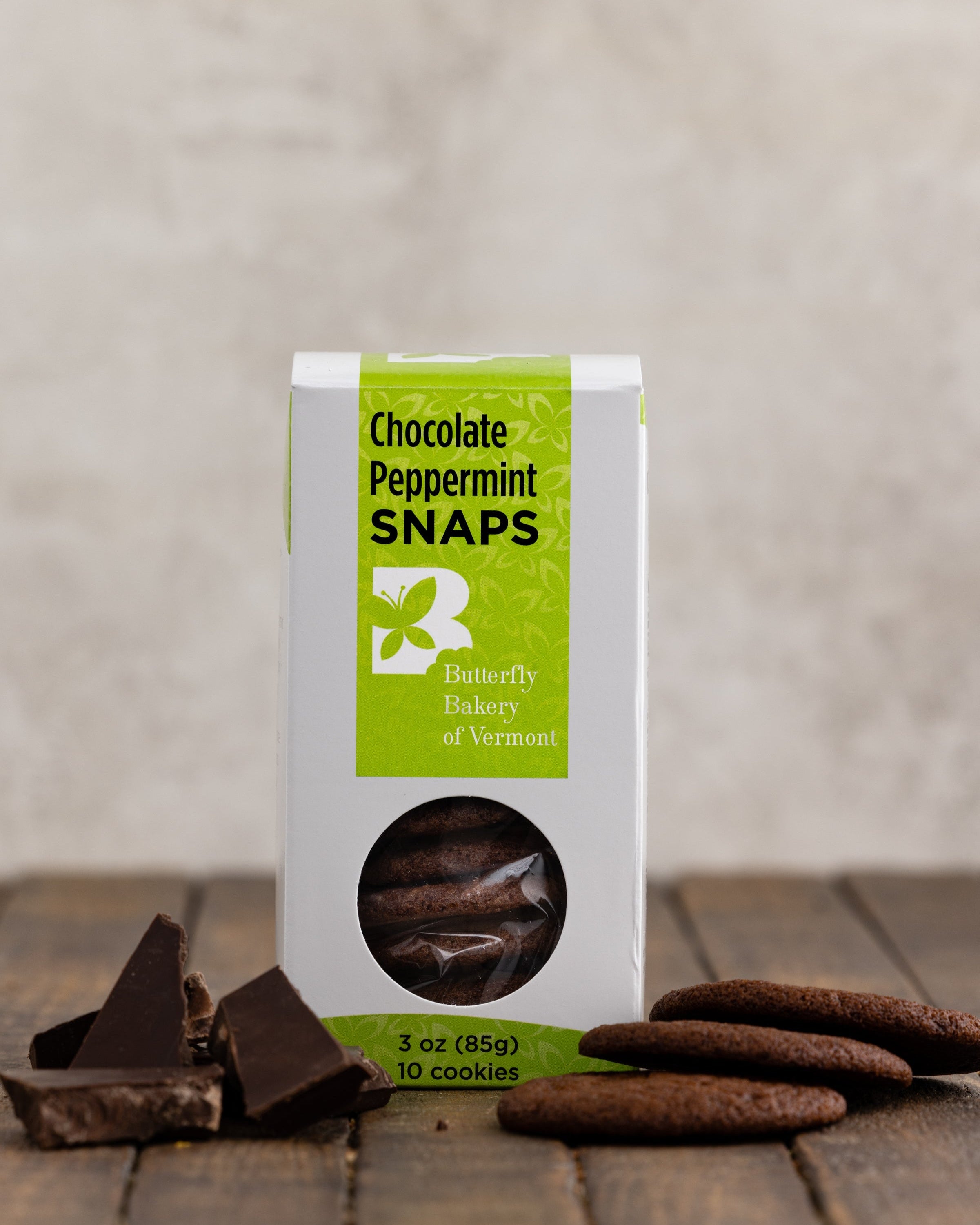 Chocolate Peppermint Snaps