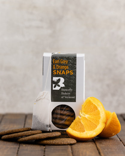 Earl Grey & Orange Snaps - Butterfly Bakery of Vermont