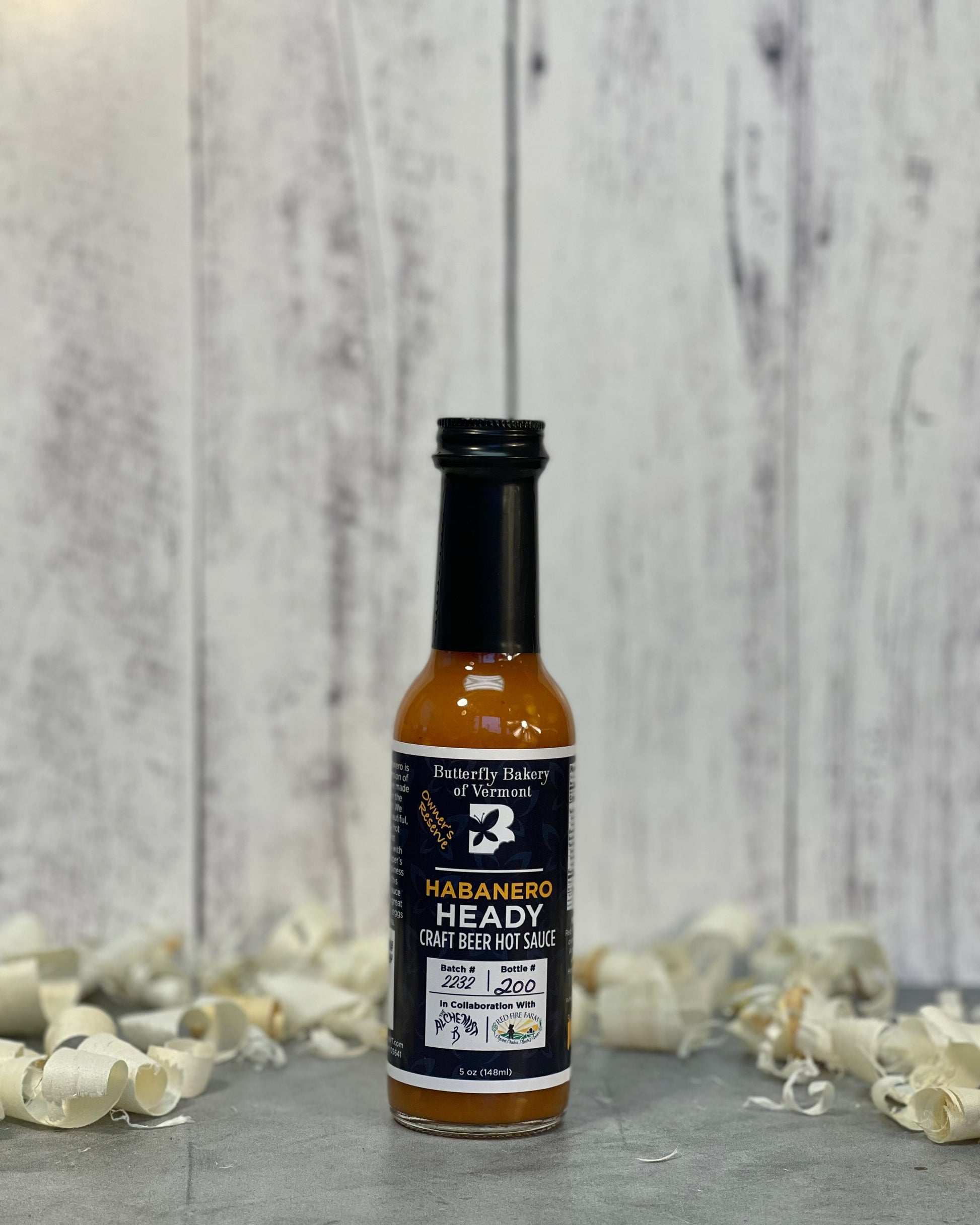 Habanero Heady Craft Beer Hot Sauce - Butterfly Bakery of Vermont