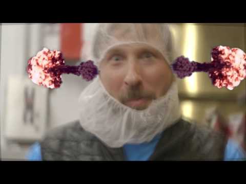 Screenshot from a humorous YouTube video with John Kimmich from the Alchemist shown with red smoke coming out of his ears.
