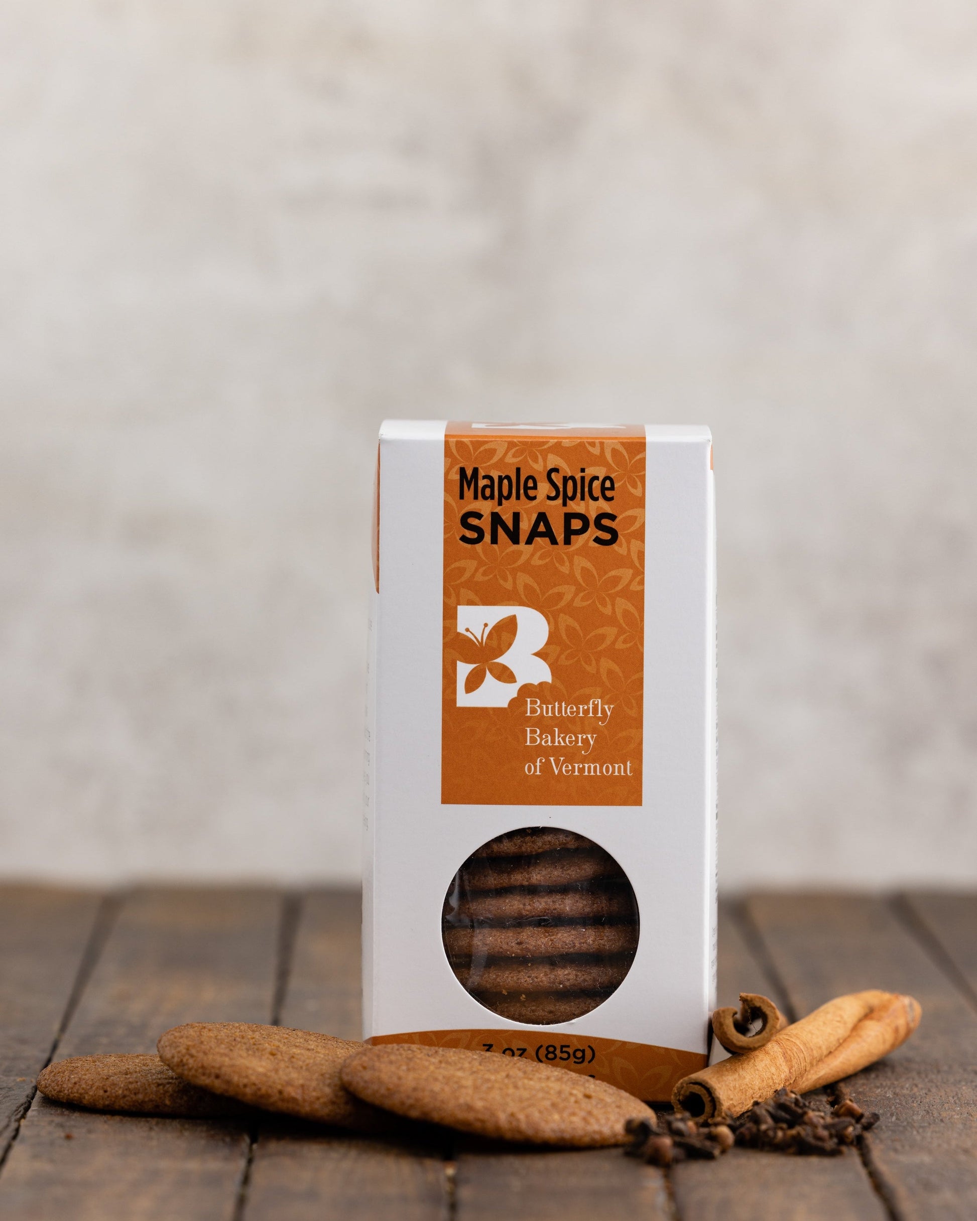 Maple Spice Snaps - Butterfly Bakery of Vermont