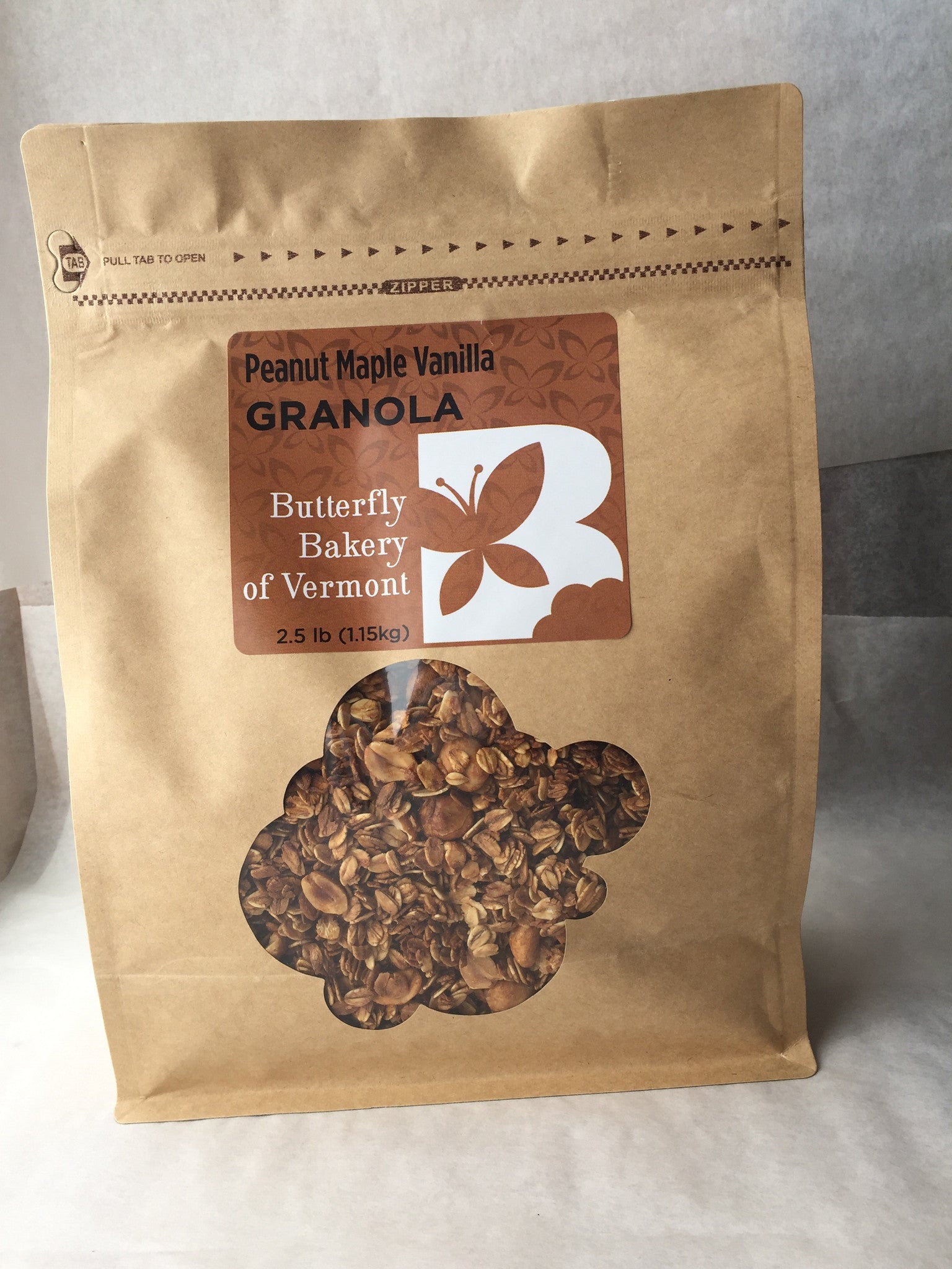 Peanut Maple Vanilla Granola - Butterfly Bakery of Vermont